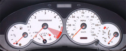 Lockwood Peugeot 206 Diesel Early Models - with Oil RED (A) Dial Kit 45C