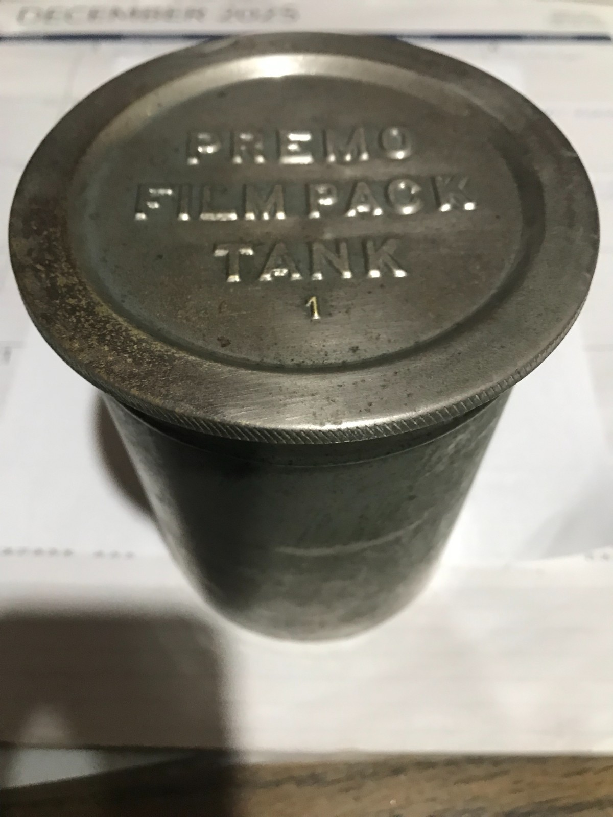 Antique Vintage Premo Film Pack Tank 2 and Insert Darkroom Photography
