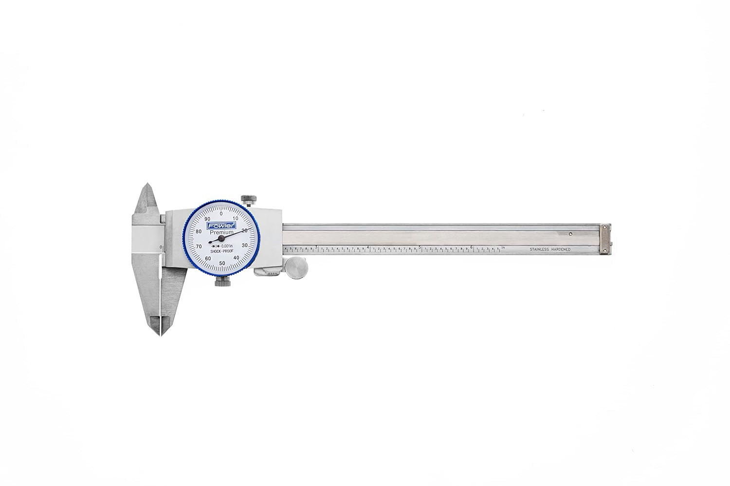 Premium 0-6" Dial Caliper - Precision Measurement Tool (White)