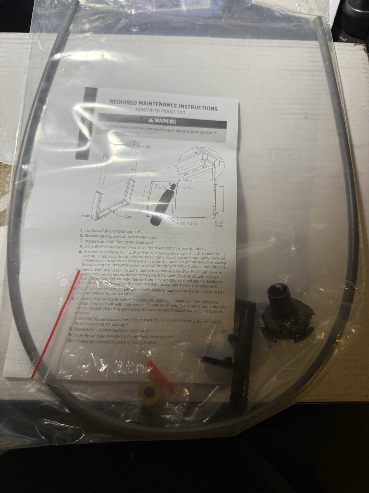 4793 Humidifier Maintenance Kit with Model No. 10 Water Panel Humidifier Filter