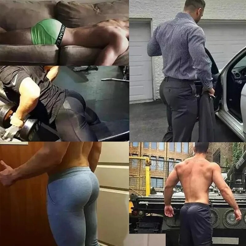 Men Padded Butt Lifter Hip Enhancer Body Shaper Shorts Fake Ass Underwear Briefs