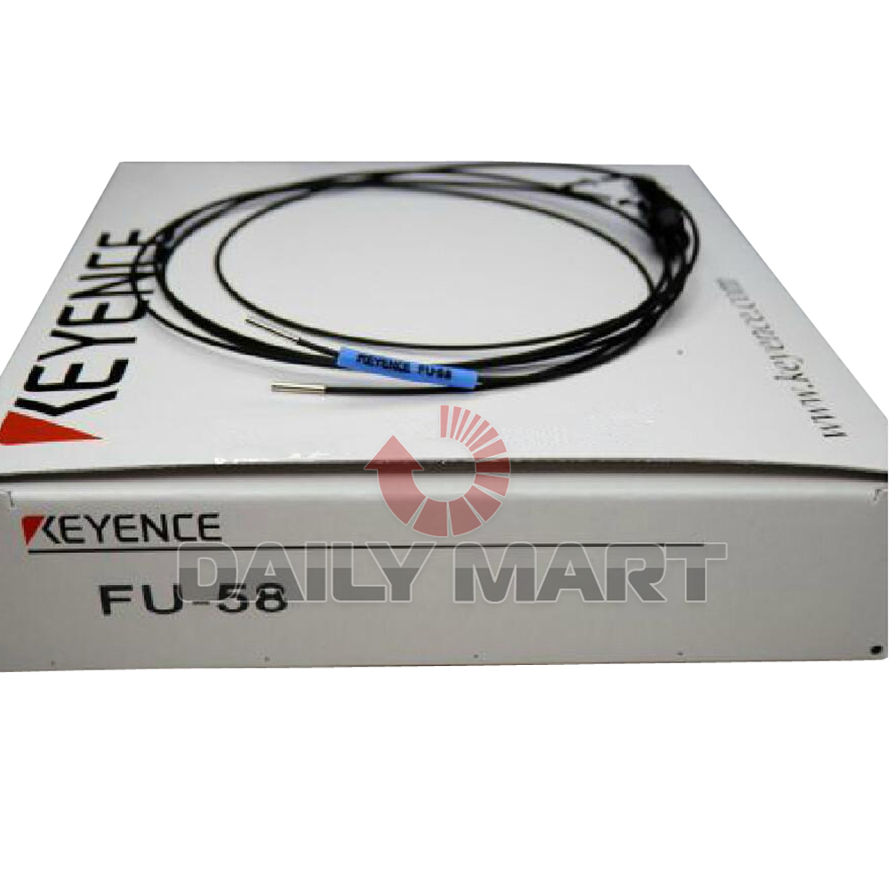 KEYENCE FU-58 FIBER OPTIC SENSOR SWITCH TRANSMISSIVE UNIT PLC MODULE NEW