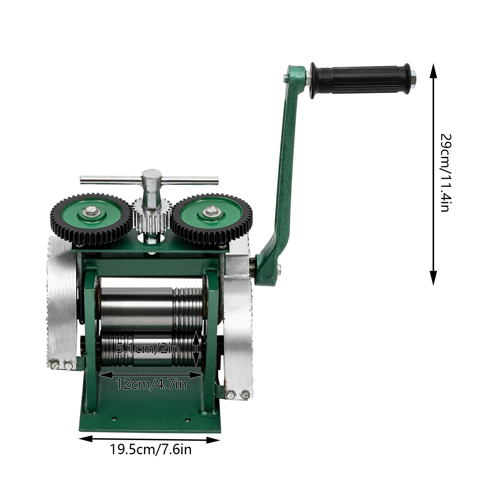 Rolling Mill Machine Rollers Metal Wire Flat Jewelry Tool Manual Combination USA