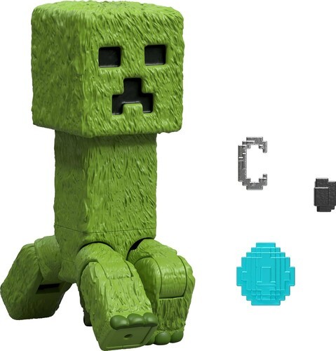 Mattel - Minecraft Movie 4'' Creeper Figure with Accessories [Used Very Good Toy