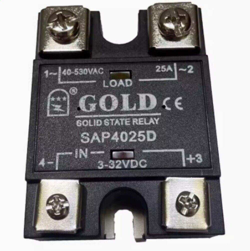 1PC New For GOLD Solid state relay SAP4025D 25A 3-32VDC 40-530VAC