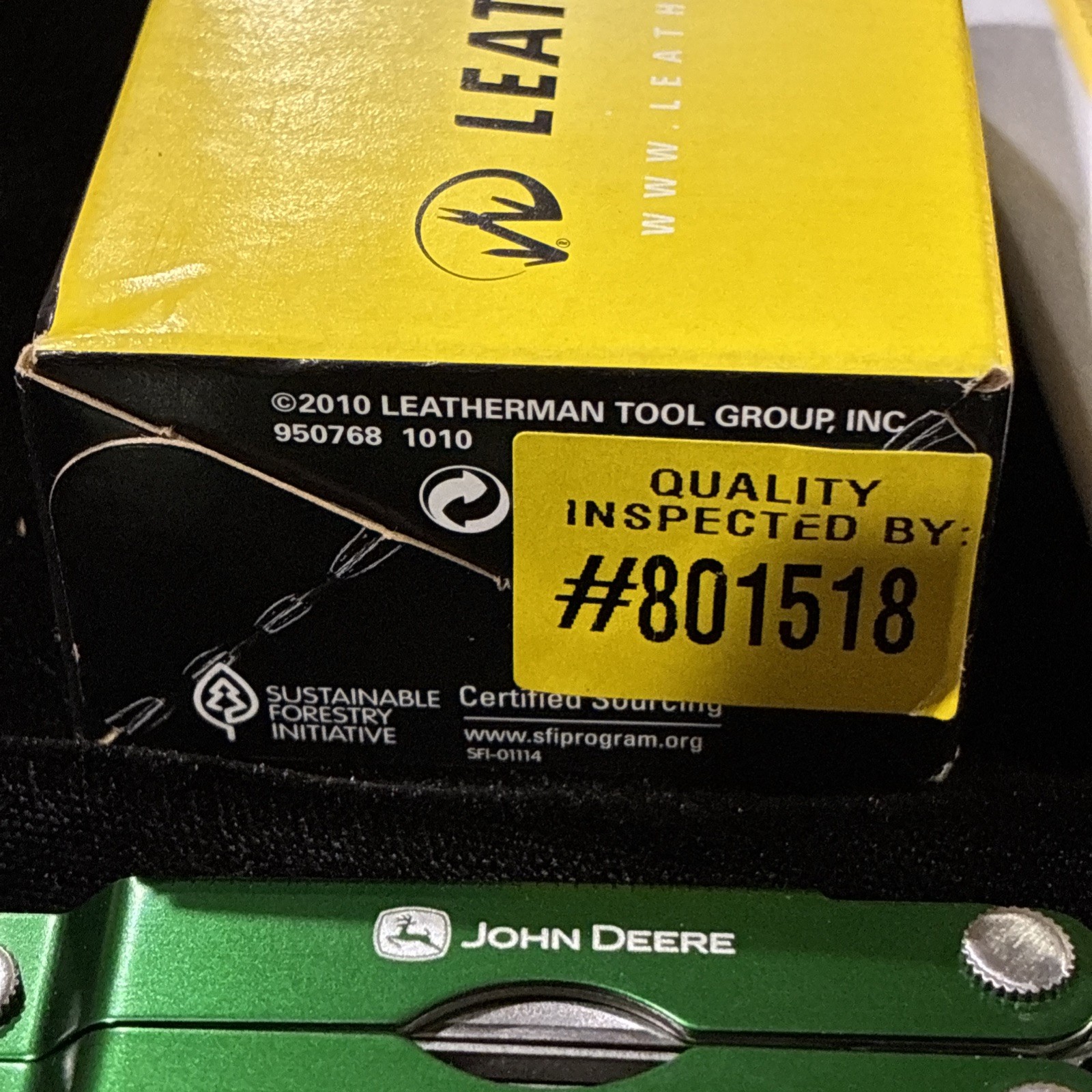 Leatherman JOHN DEERE Micra Multitool Green *Rare* 2010 NEW