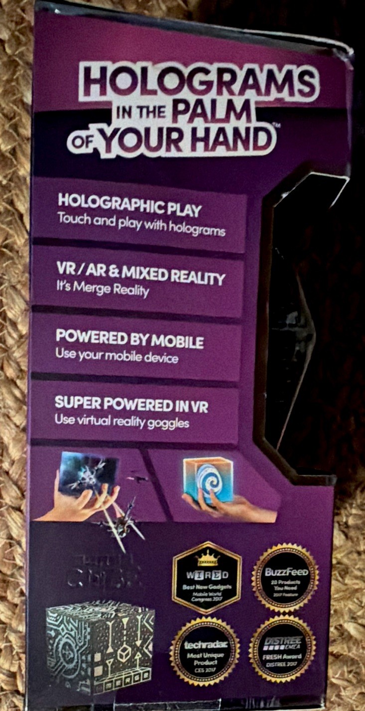 Merge AR/VR Interactive Cube Holograms ARC-01 Black for Smartphone Mobile