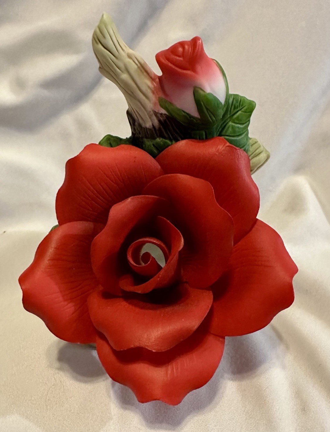 Cosmos Porcelain Red Rose Night  Light