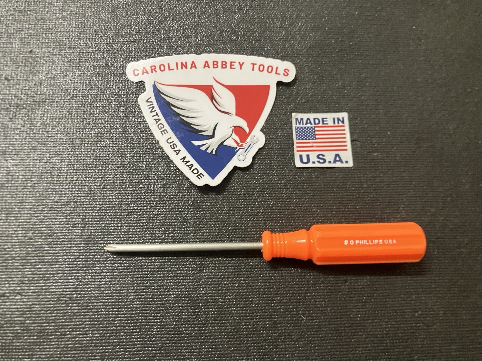 NOS Vintage Craftsman Hi Viz Orange Screwdriver Phillips P0x2.5” 41555 WF USA