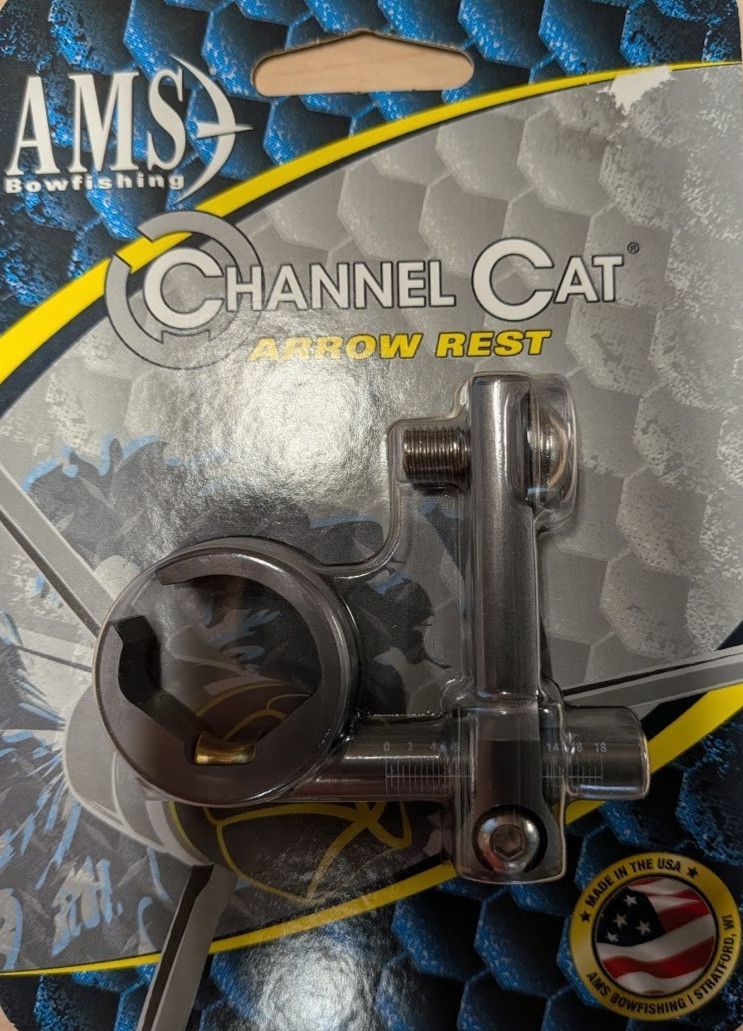 @NEW@ AMS Bowfishing Channel Cat Arrow Rest! bow fishing RH/LH M153