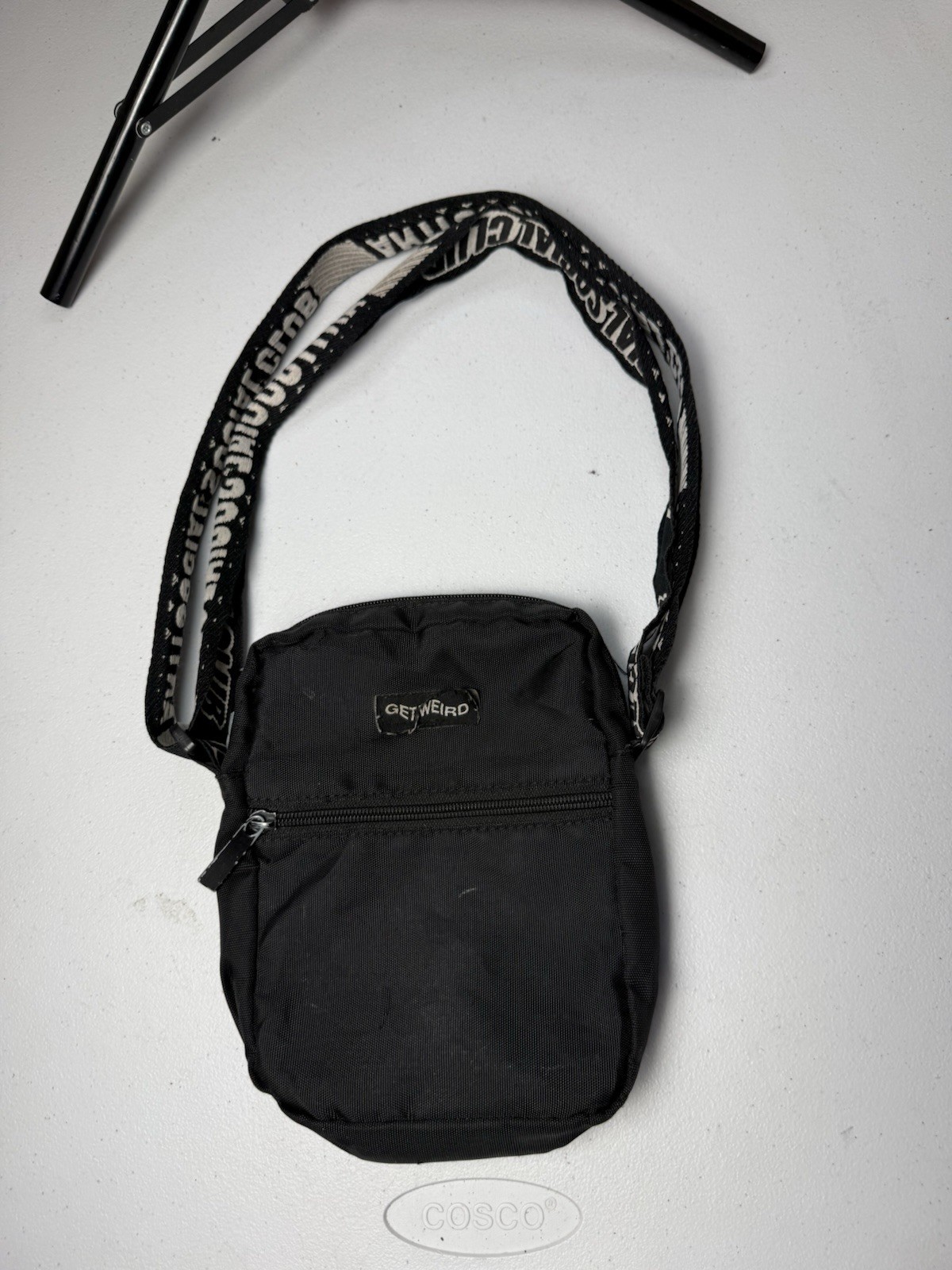 Anti Social Social Club ASSC Shoulder Bag Black Get Weird Unisex