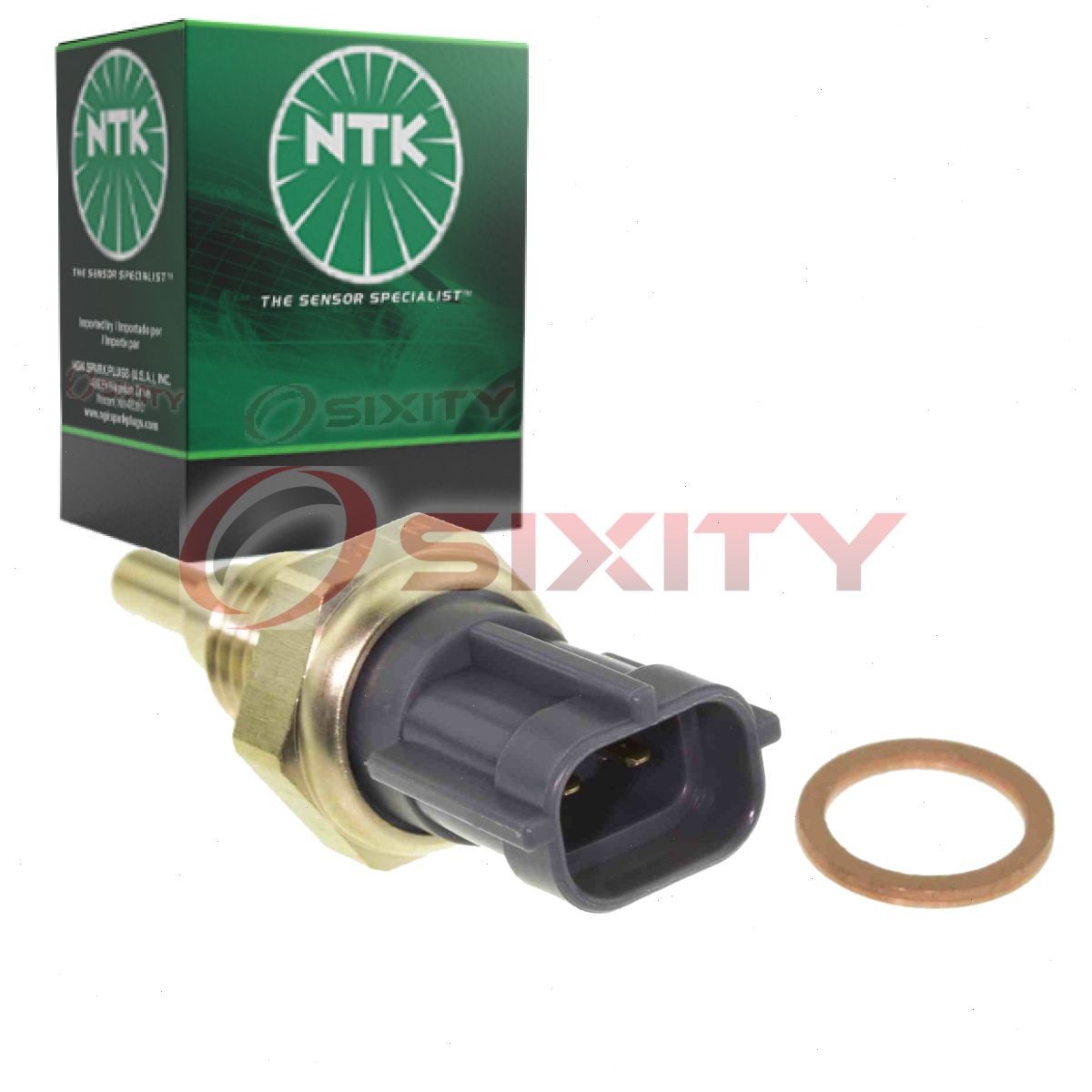 NGK NTK EF0051 Coolant Temperature Sensor for Engine Antifreeze Radiator ya