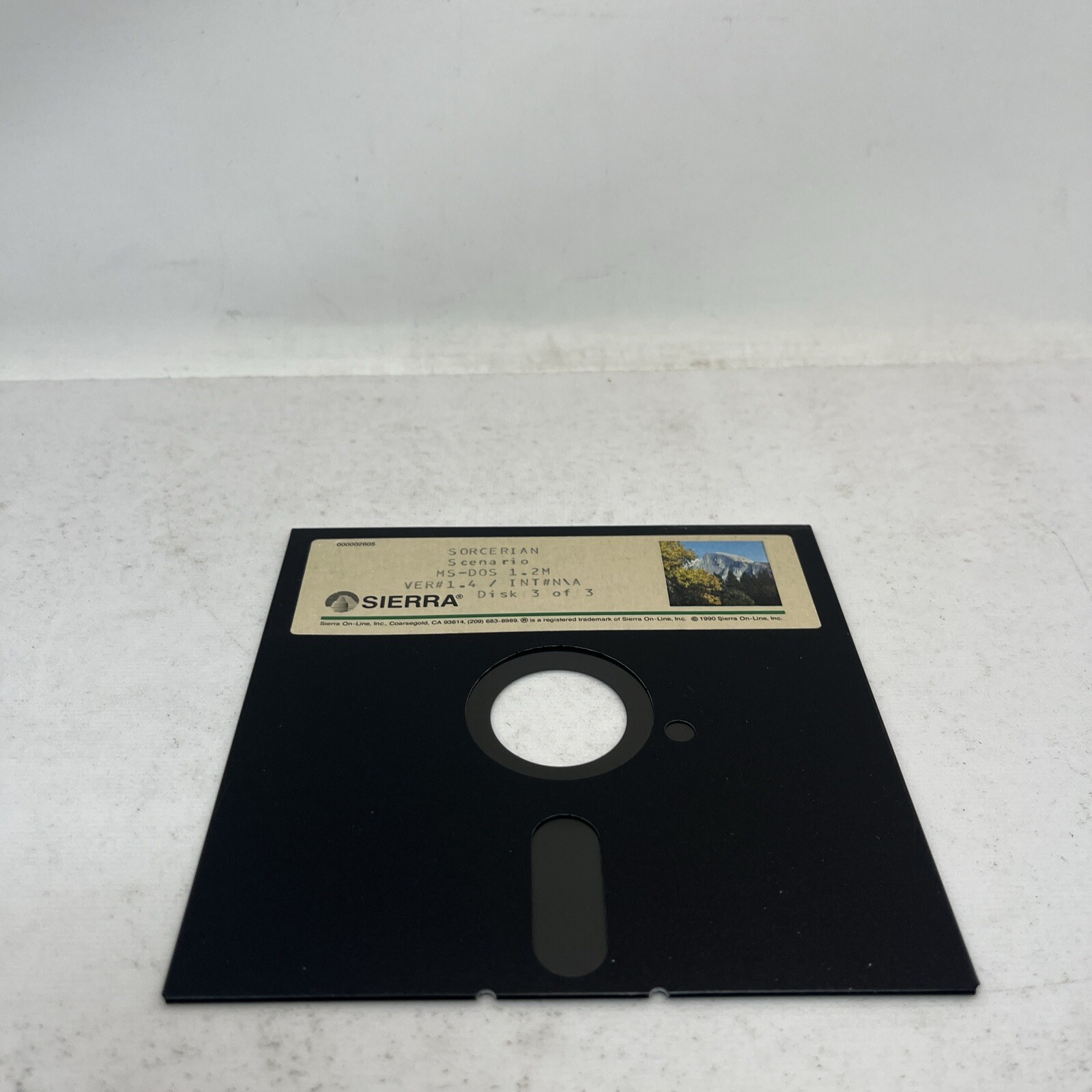 Sierra Sorcerian 5.25" Floppy Discs - 3 Discs - Untested