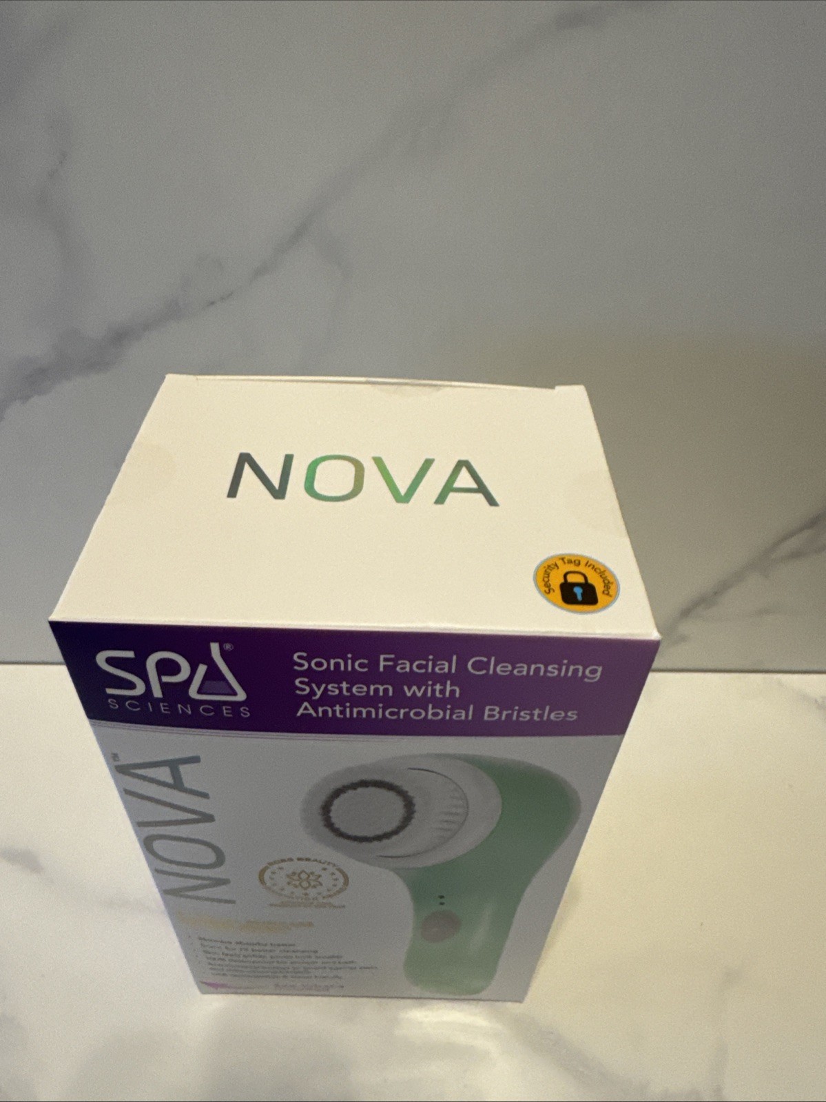 Nova Spa Science Antimicrobial Sonic Face Cleansing System Mint Green New Sealed