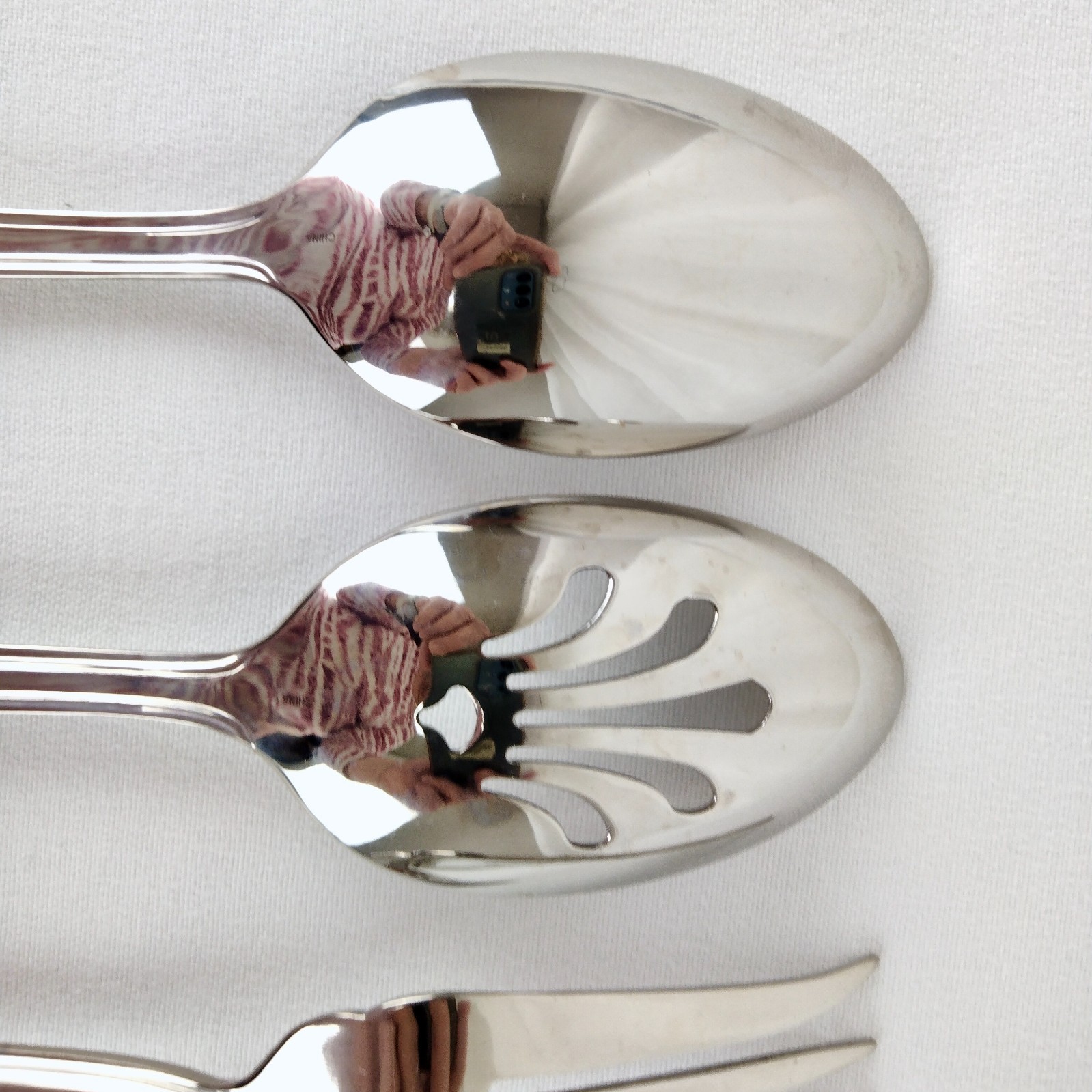 Gorham Monet Stainless 18/8 5 Piece Hostess Set & Pie Server Silver Color