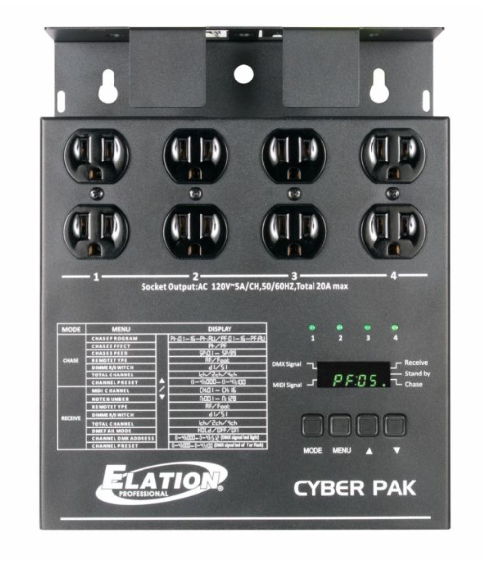 Elation Cyber Pack - 4 Channel Dimmer Pack