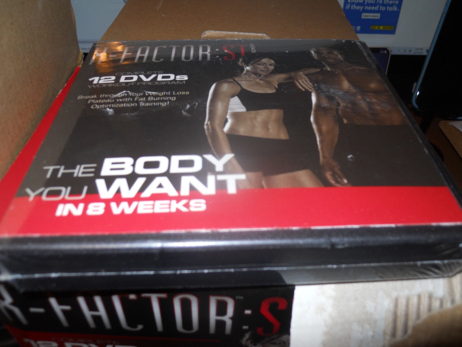 Weider X Factor ST Complete 12 DVDs Workout Program NEW 8 Week training , sealed