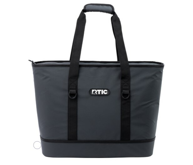 RTIC Day Cooler Insulated Tote Beach Bag Graphite Black