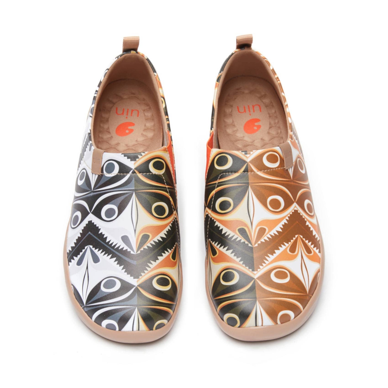 Men Size 6.5-12 UIN Slip On Shoes Canvas Comfortable Loafer "Jungle Imagination"