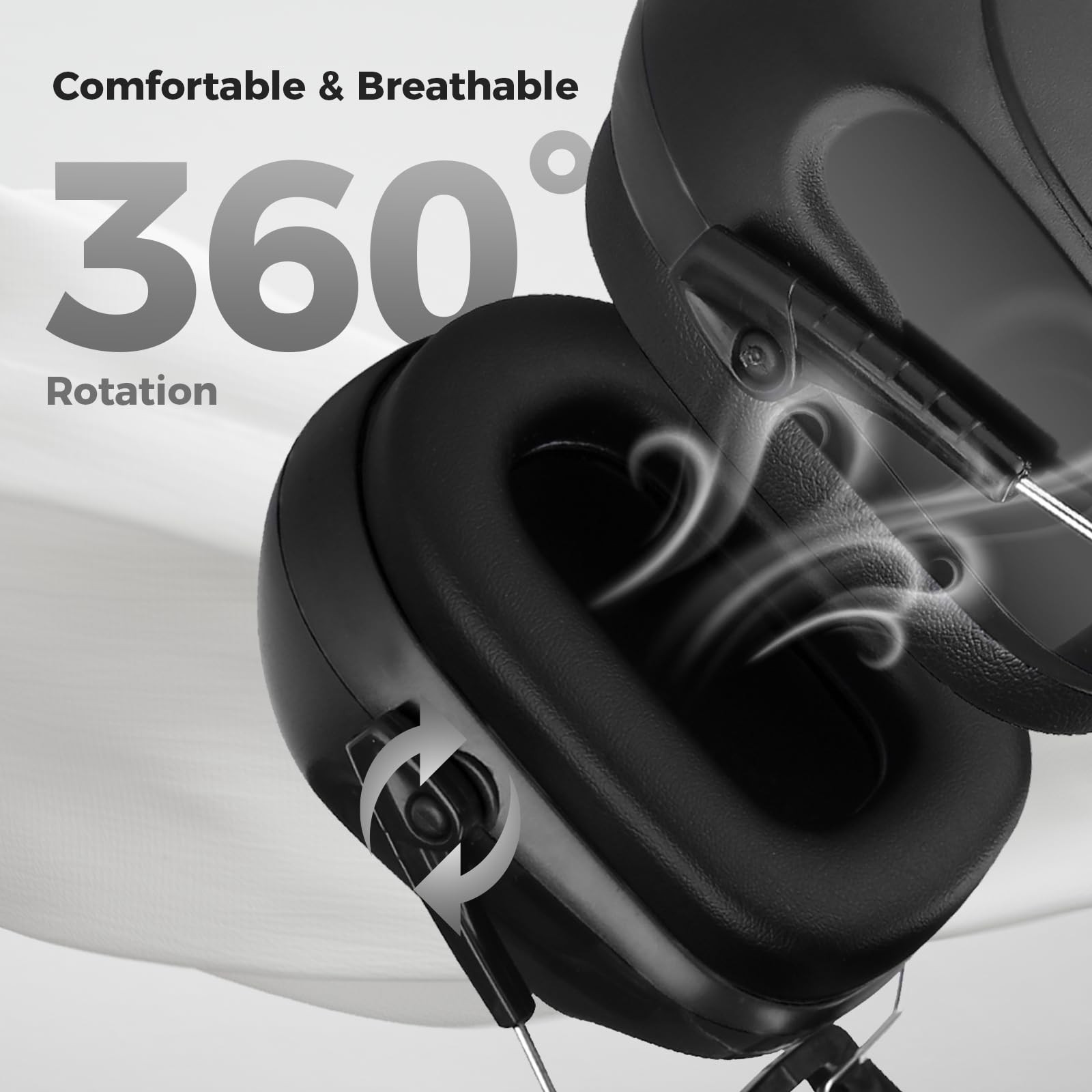 Noise Reduction Ear Muffs Soundproof Hearing Protection For Shooting Adults