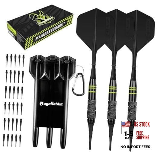 Darts Soft Tip 3Pack 18g with Gift Carrying Case-Copper Barrels with