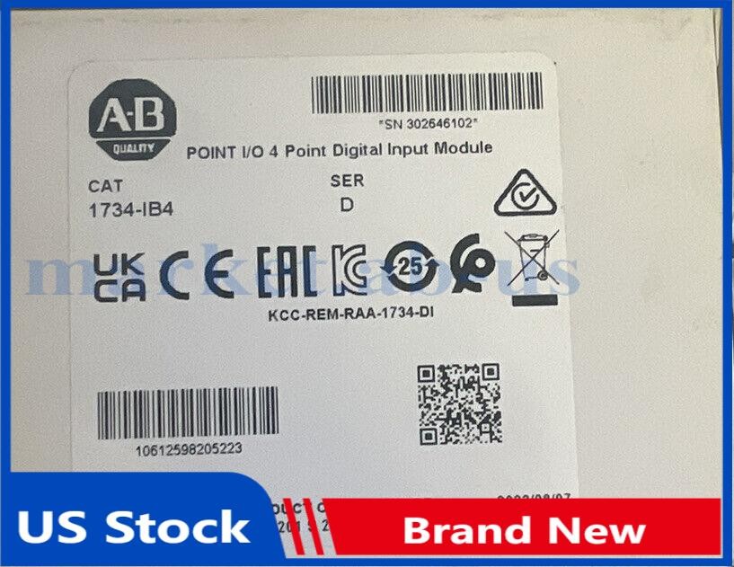 2022 New Sealed Allen Bradley 1734-IB4 Point I/O 4 Point Digital Input Module US