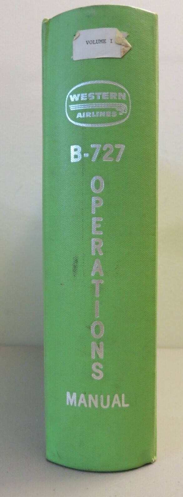 Western Airlines Boeing 727 Operations + Simulator and Flight Training Manual