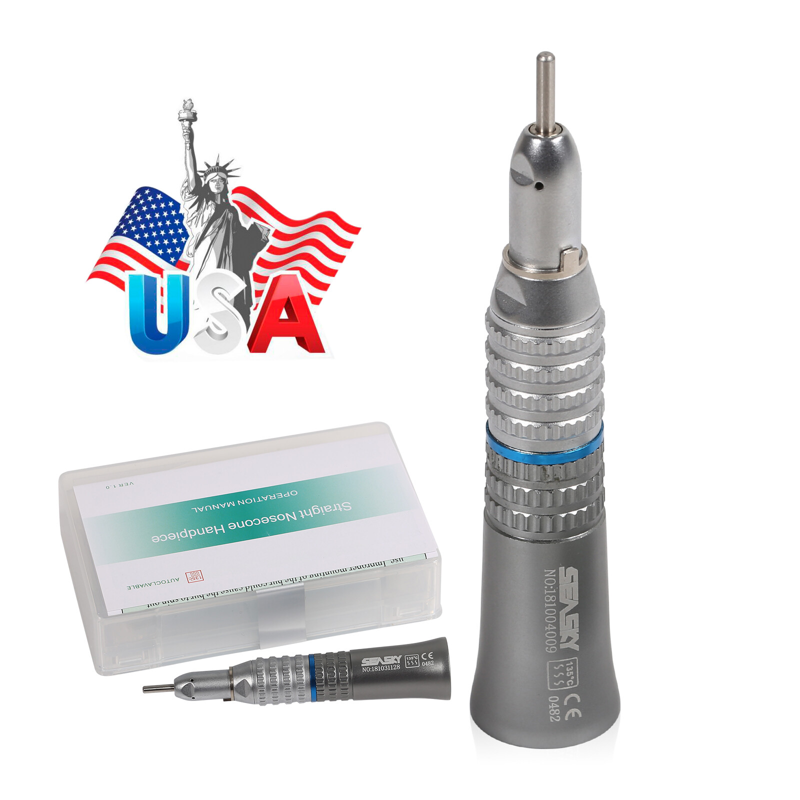 NSK Style Dental Slow Low Speed Straight Handpiece Nose Cone E-type