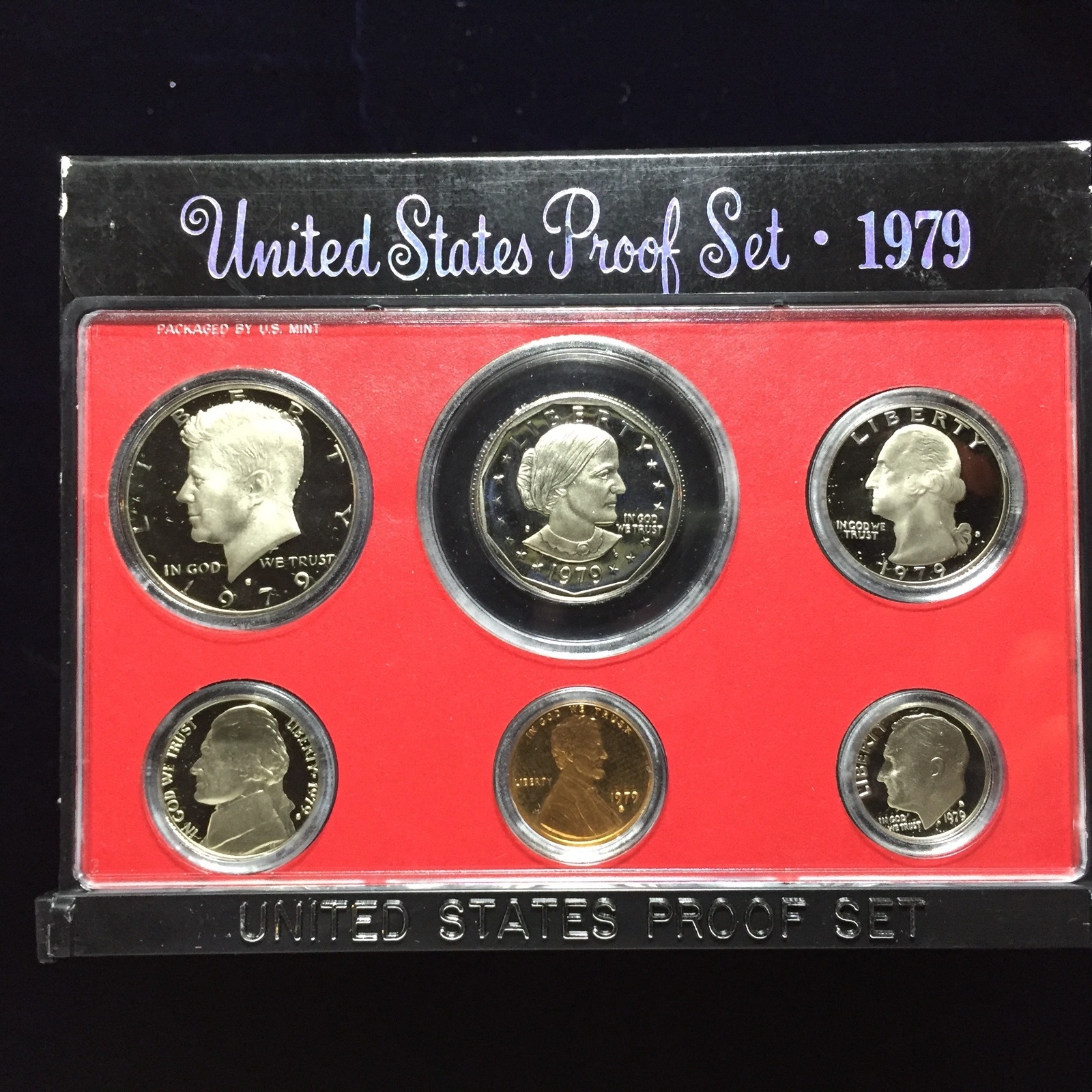 1979 US Mint Proof Type I Set 6 Piece Clad Set OGP