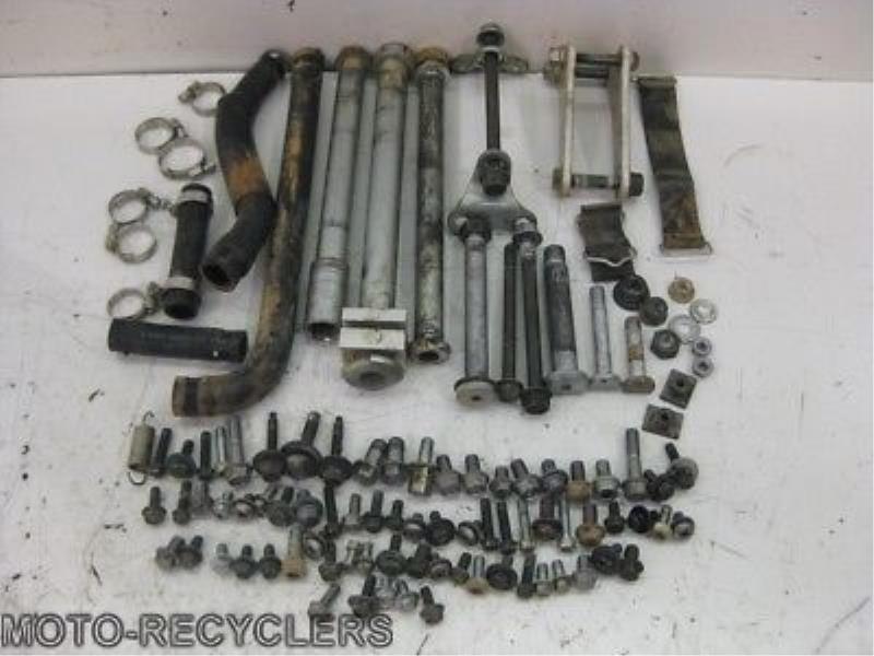 06 wr250f wr250 front rear axle hoses bolt kit  24