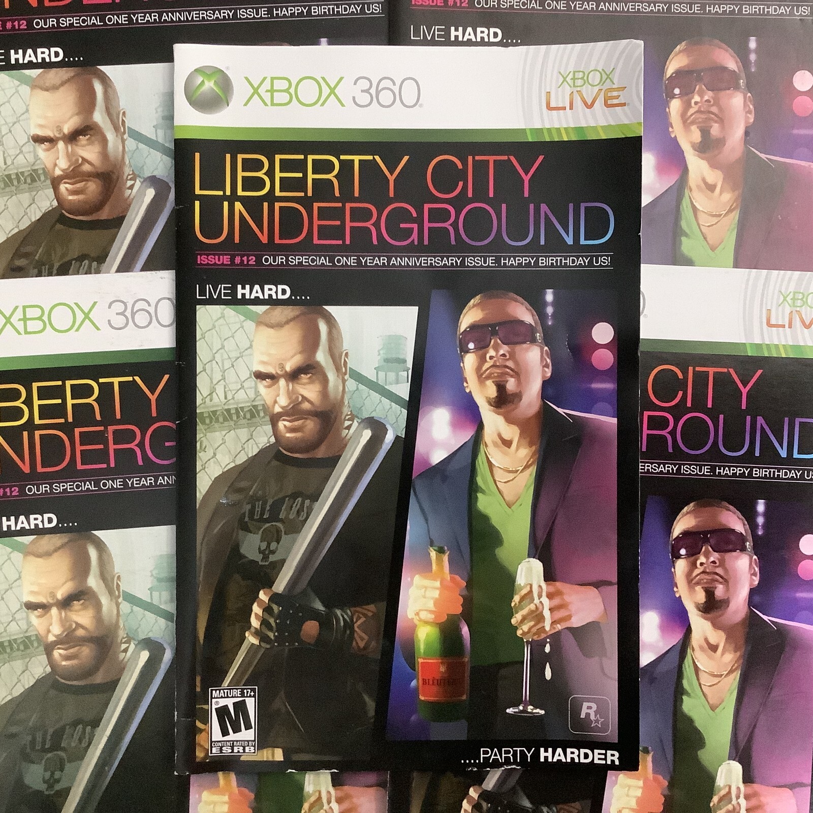 Grand Theft Auto Episodes From Liberty City Xbox 360 Instruction Manual Only