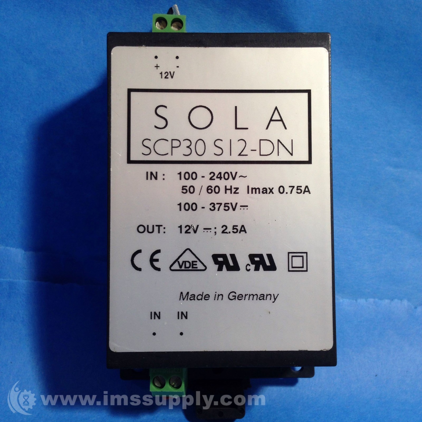 Sola SCP30 S12-DN Power Supply FNIP