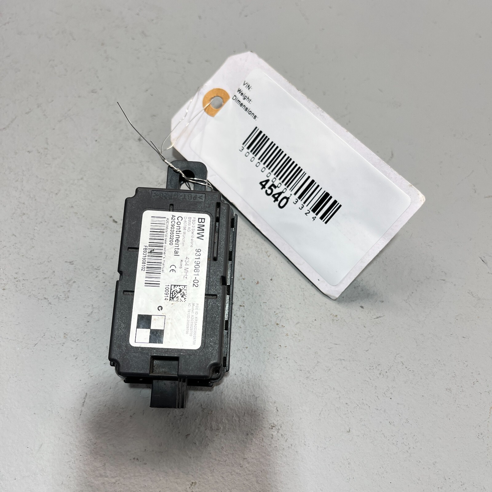 BMW 3 4 Series 2012-2018 F30 F31 F32 F34 Remote Control Module Receiver OEM