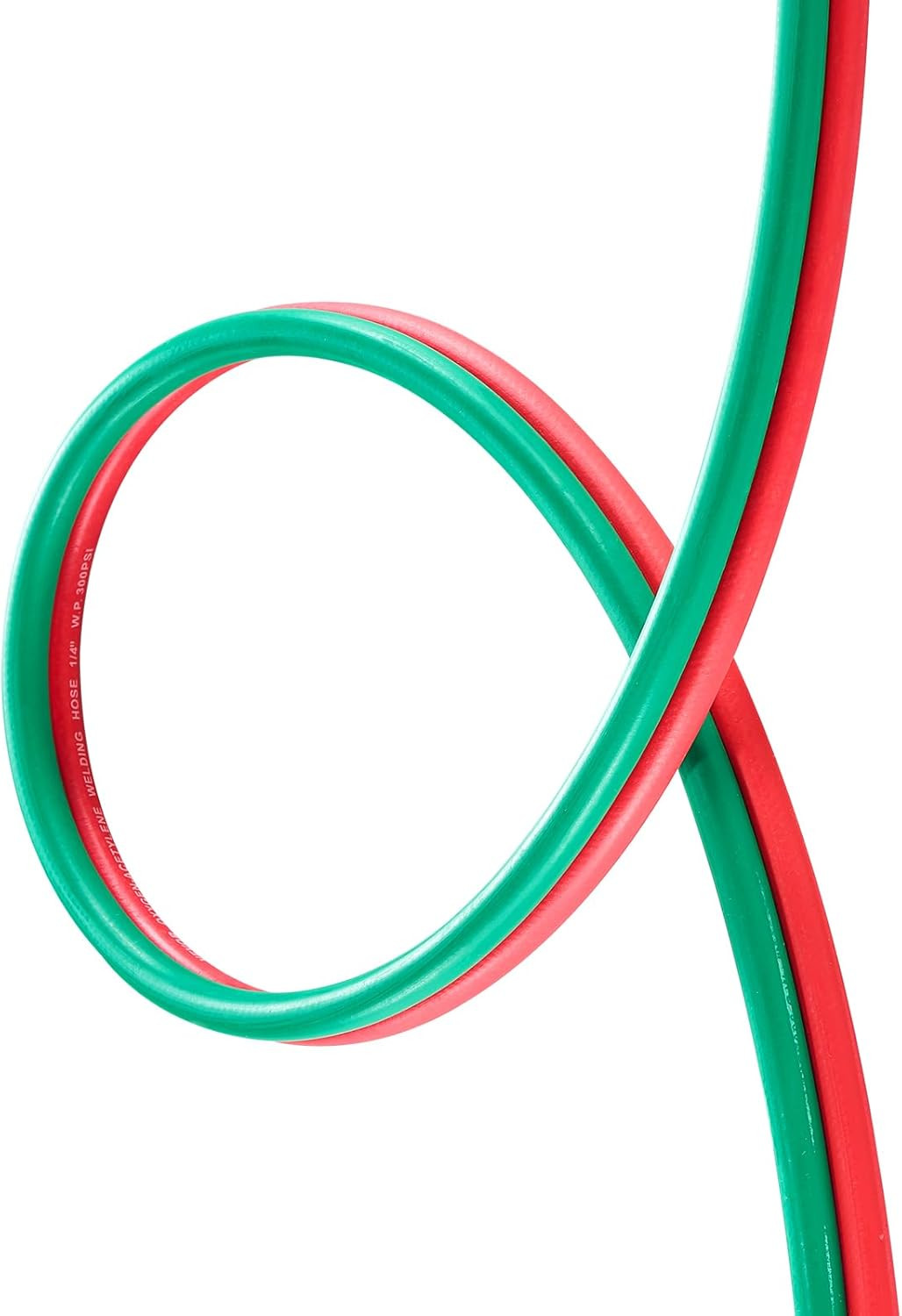 Oxygen Acetylene Hose, 1/4-Inch X 50FT Oxy Acetylene Hose with 9/16"-18 LH/RH B