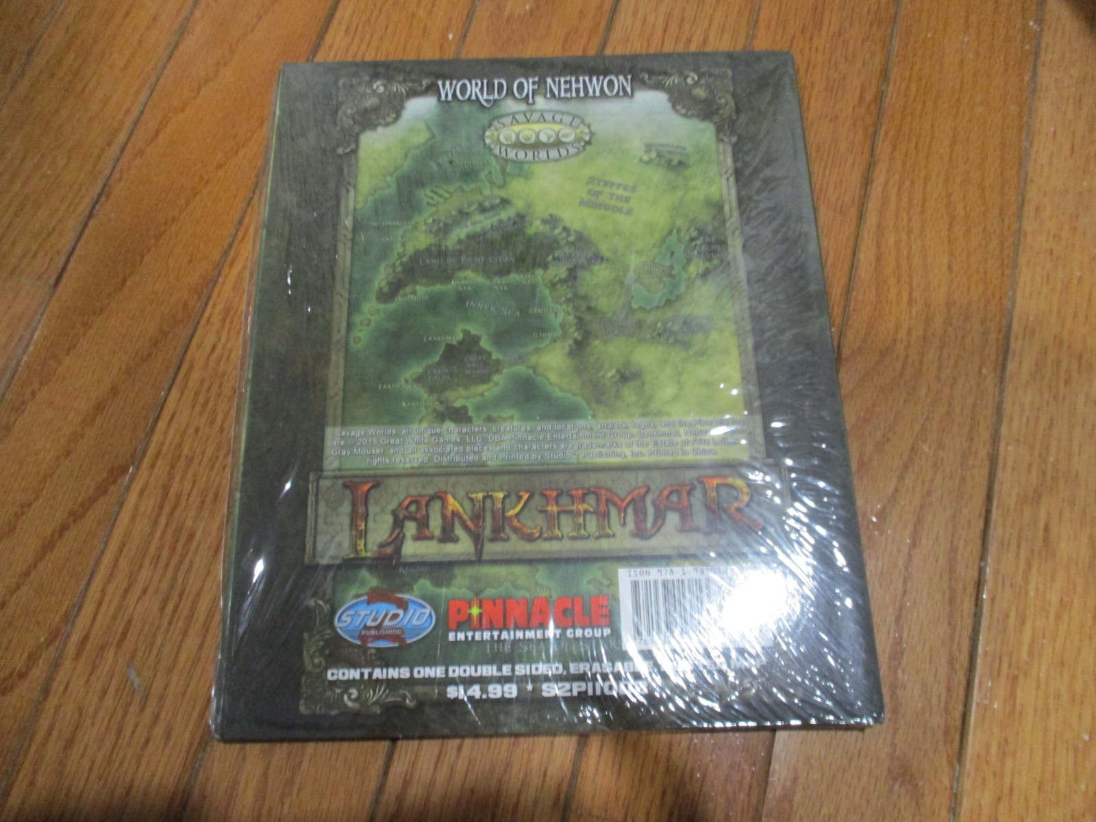 Savage Worlds RPG Lankhmar City of Lankhmar and World of Nehwon map SW