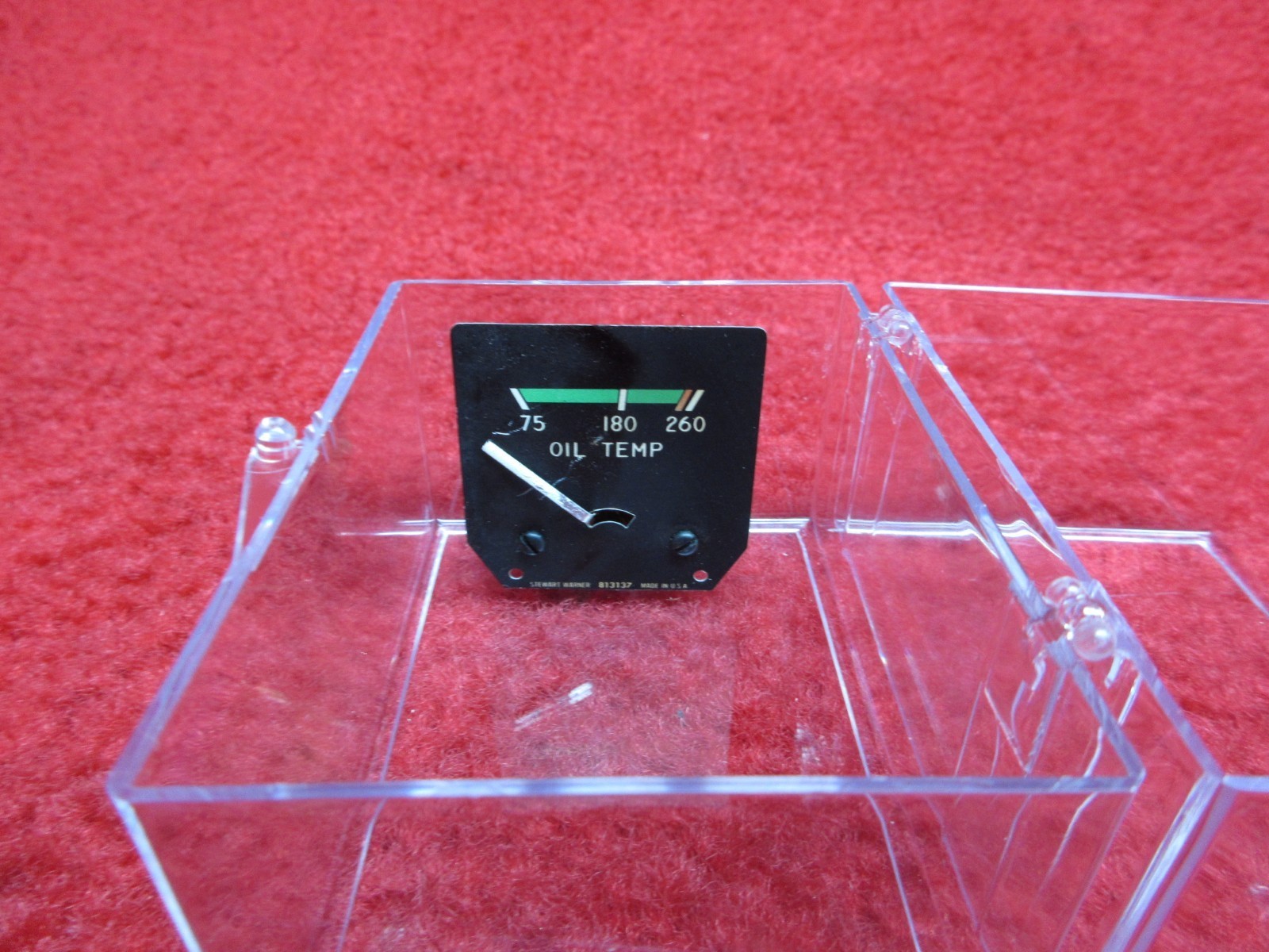 Stewart Warner Oil Temperature Gauge PN 813137