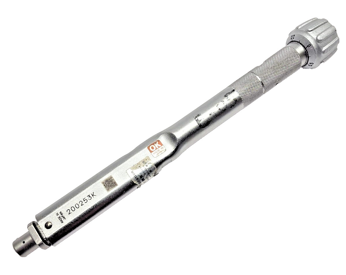 TOHNICHI Head-replaceable Preset Torque Wrench CL25NX10D-MH, 5~25N•m 10D-Top