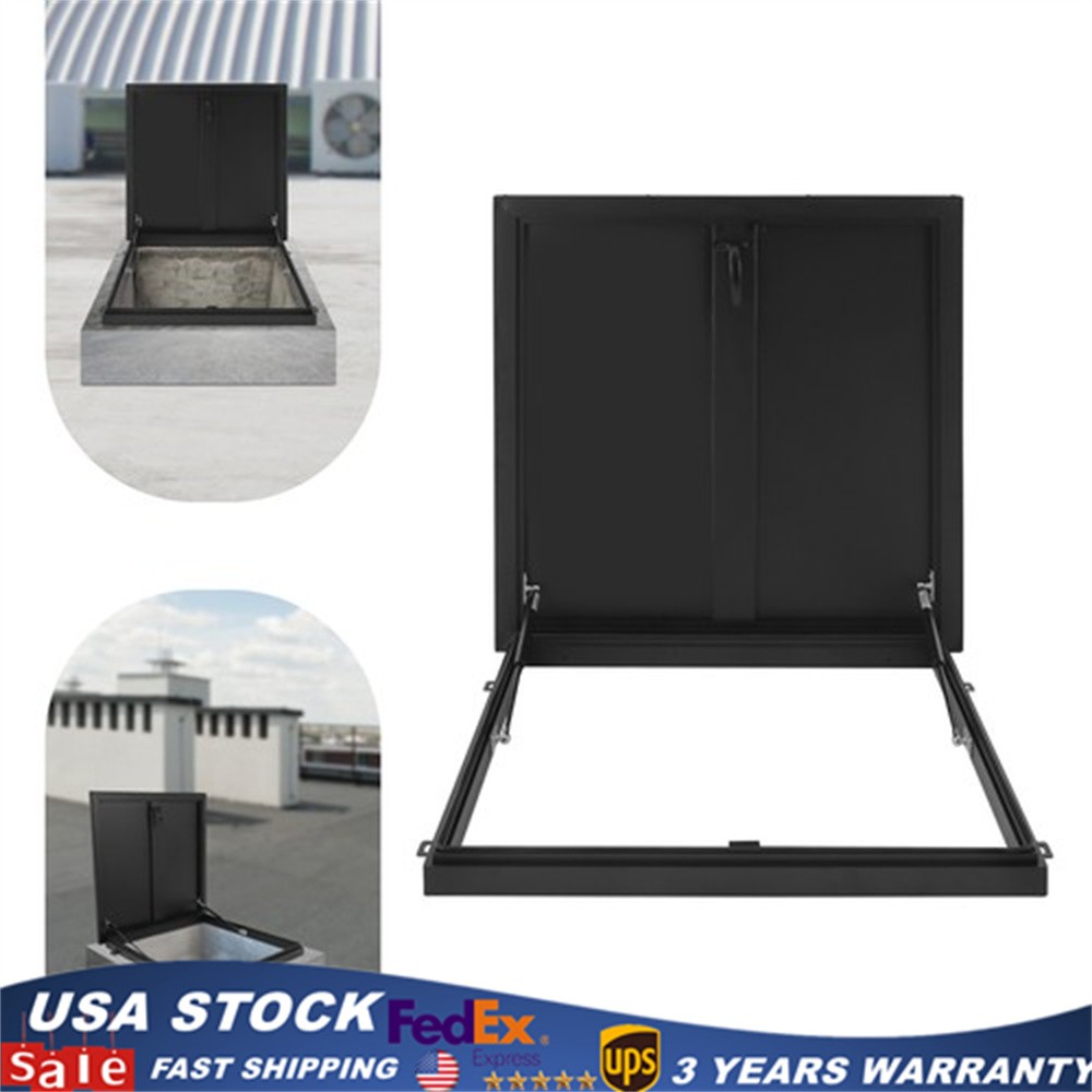 Aluminum Alloy Roof Hatch Roof Access Hatch Roof Security Door Inner 27.5*27.5in