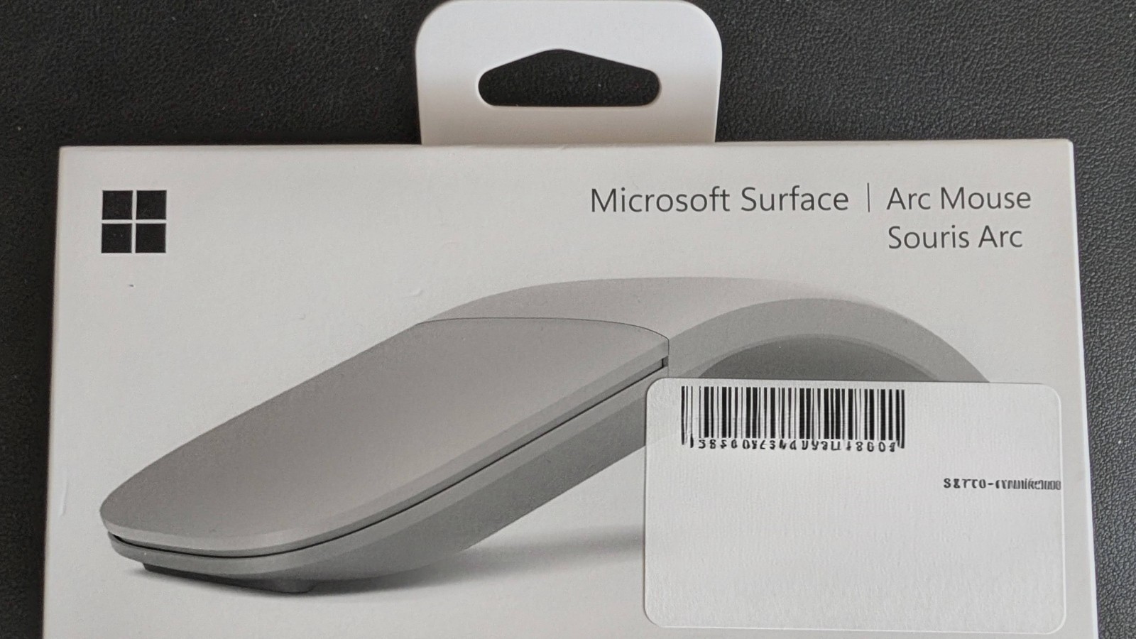 Brand New Microsoft Wireless Bluetooth Surface Arc Mouse - Light Grey-Souris Arc