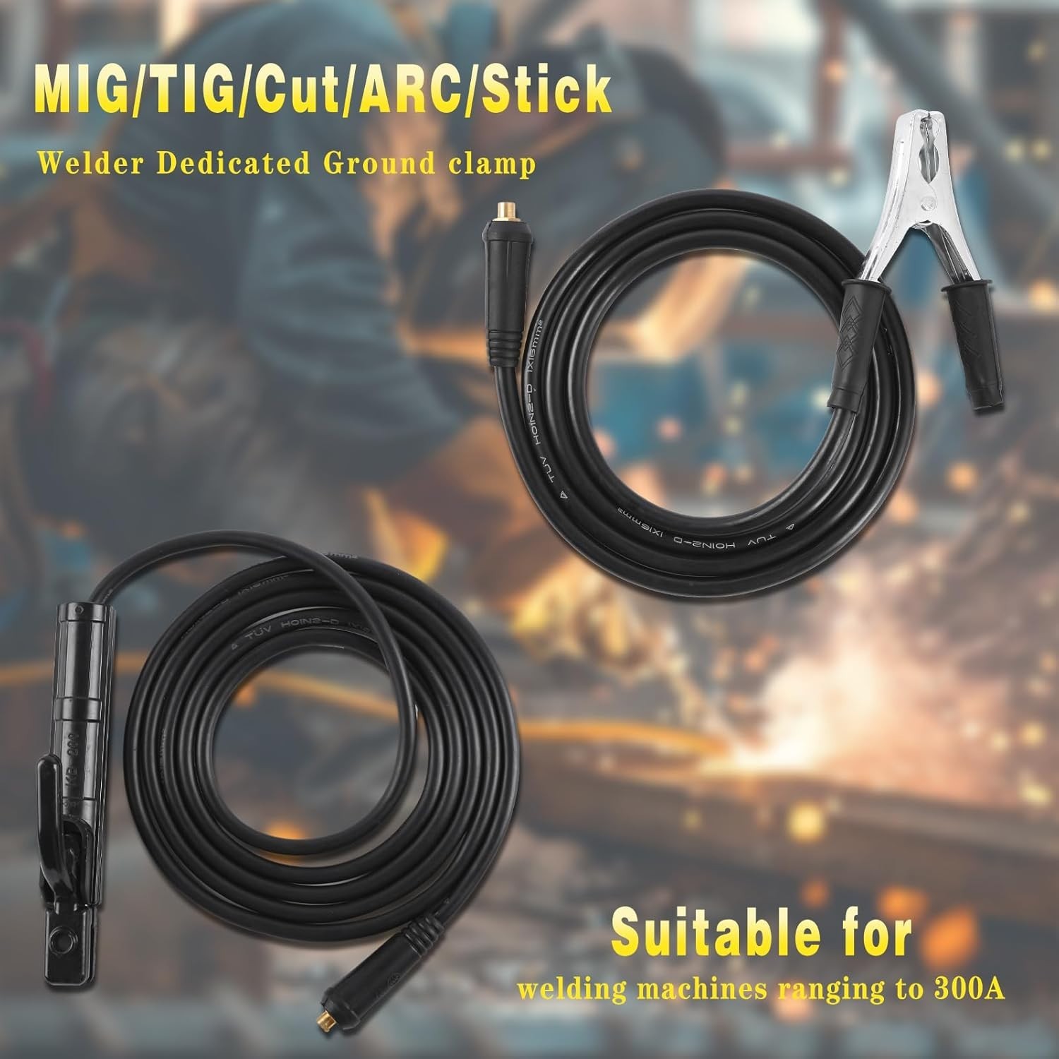 ARC Welder Machine Electrode Holder Welding Leads,Welding Ground Clamp,Welding E