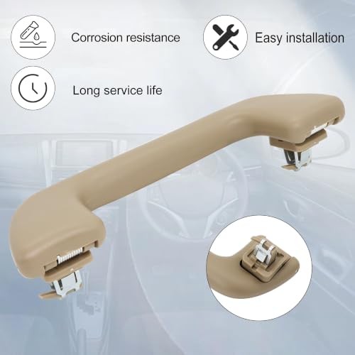 Front Inner Roof Pull Handle Grab Beige Auto Interior Ceiling Front Beige
