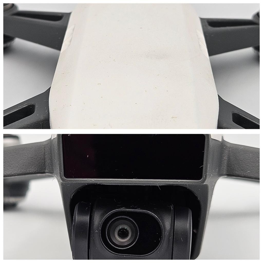 DJI Spark Drone MM1A Alpine White Fly More Combo 1080p w/ Case & Controller
