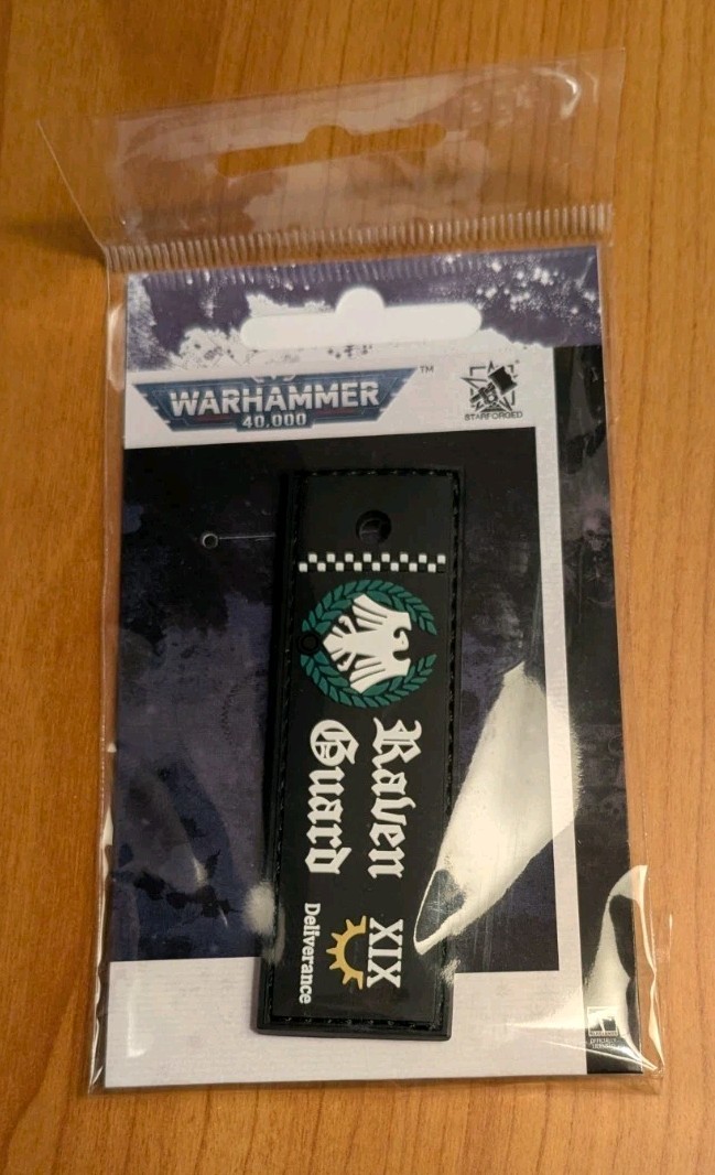 Raven Guard Morale Patch warhammer 40k imperium space marine starforged