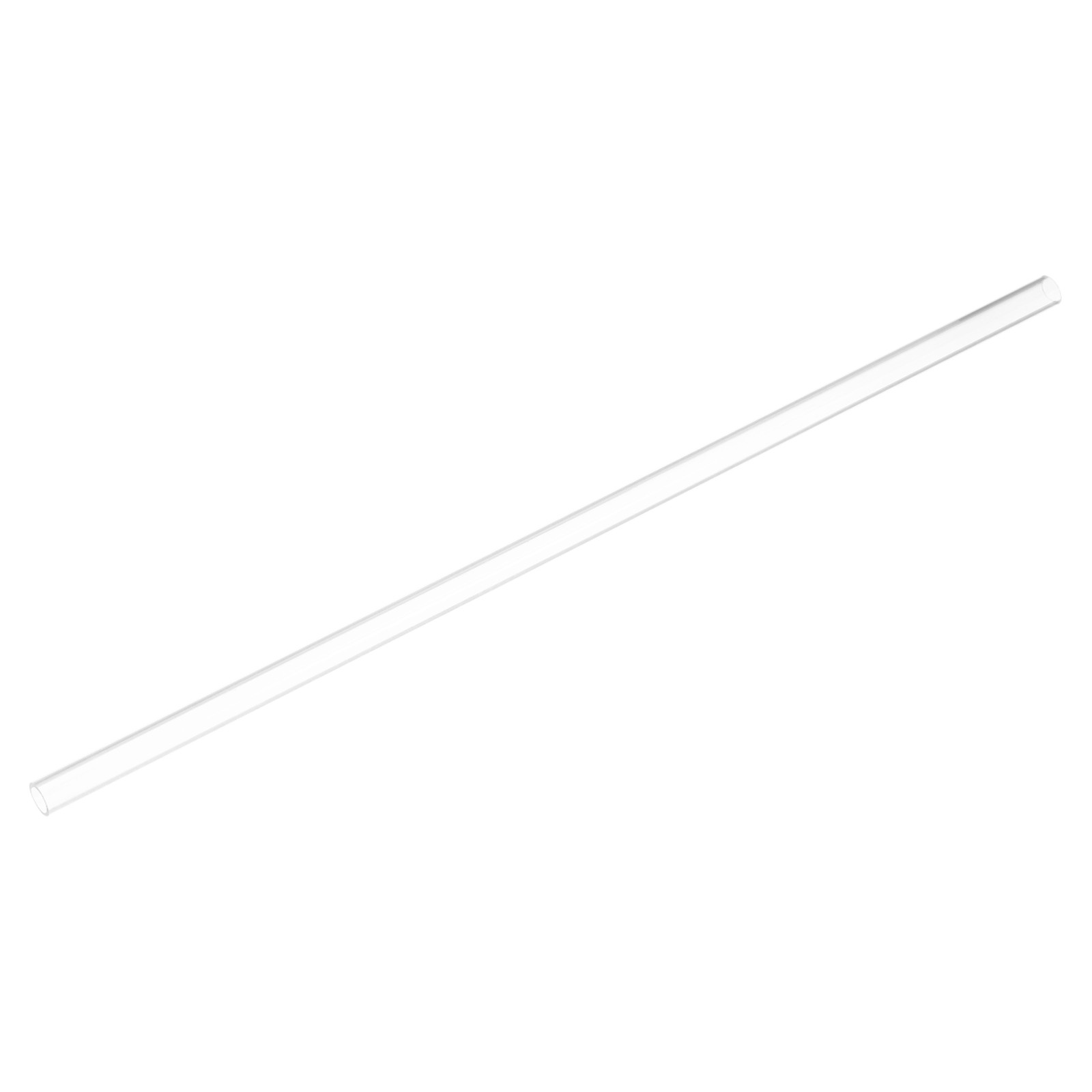 2pcs Clear Rigid Tubing Pipe 6.8mm ID x 8.8mm OD 305mm Plastic Tube