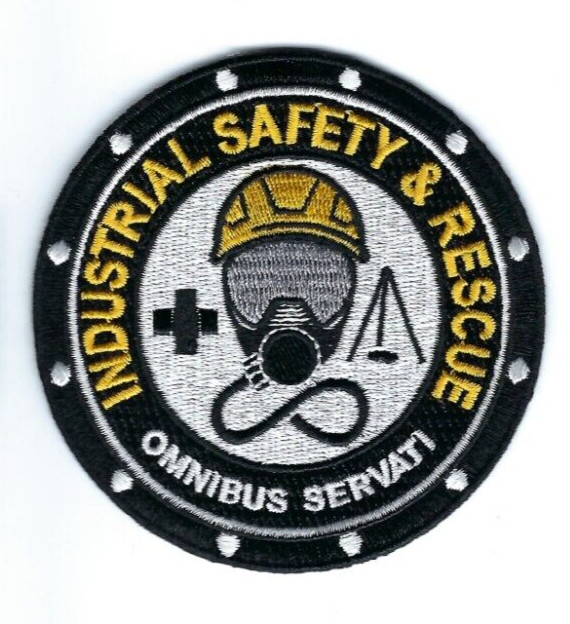 Industrial Safety & Rescue IS&R - Westwood MA Massachusetts patch - NEW!