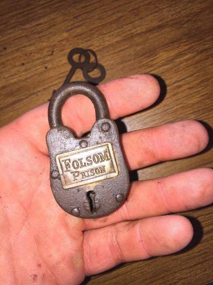 Padlock Key Set Lot Brass Lock Wild West Collector Johnny Cash Folsom Prison