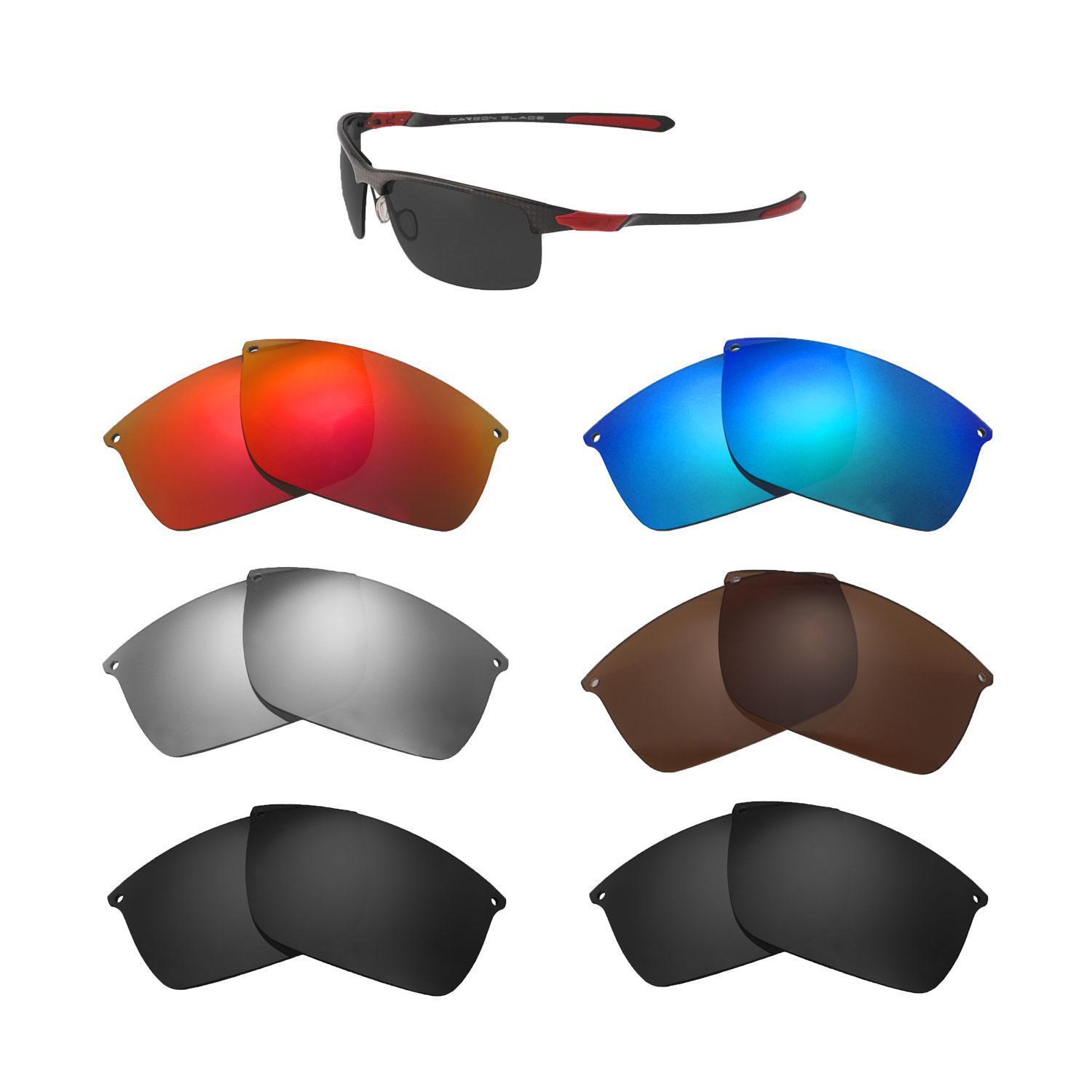 Walleva Replacement Lenses For Oakley Carbon Blade Sunglasses- Multiple Options