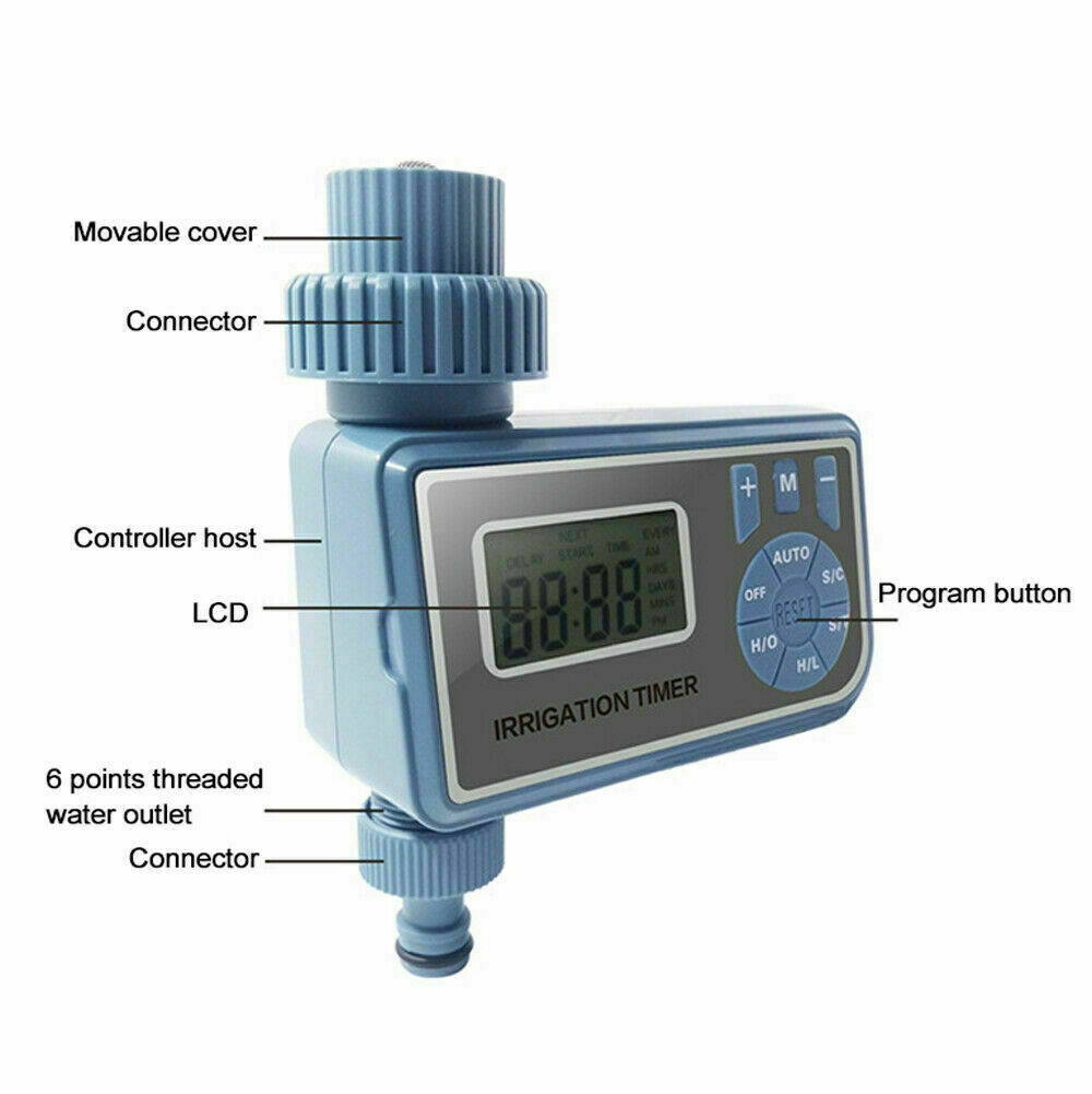 Auto Water Saving Irrigation Controller Garden Digital Plant Watering Timer Q0Z6