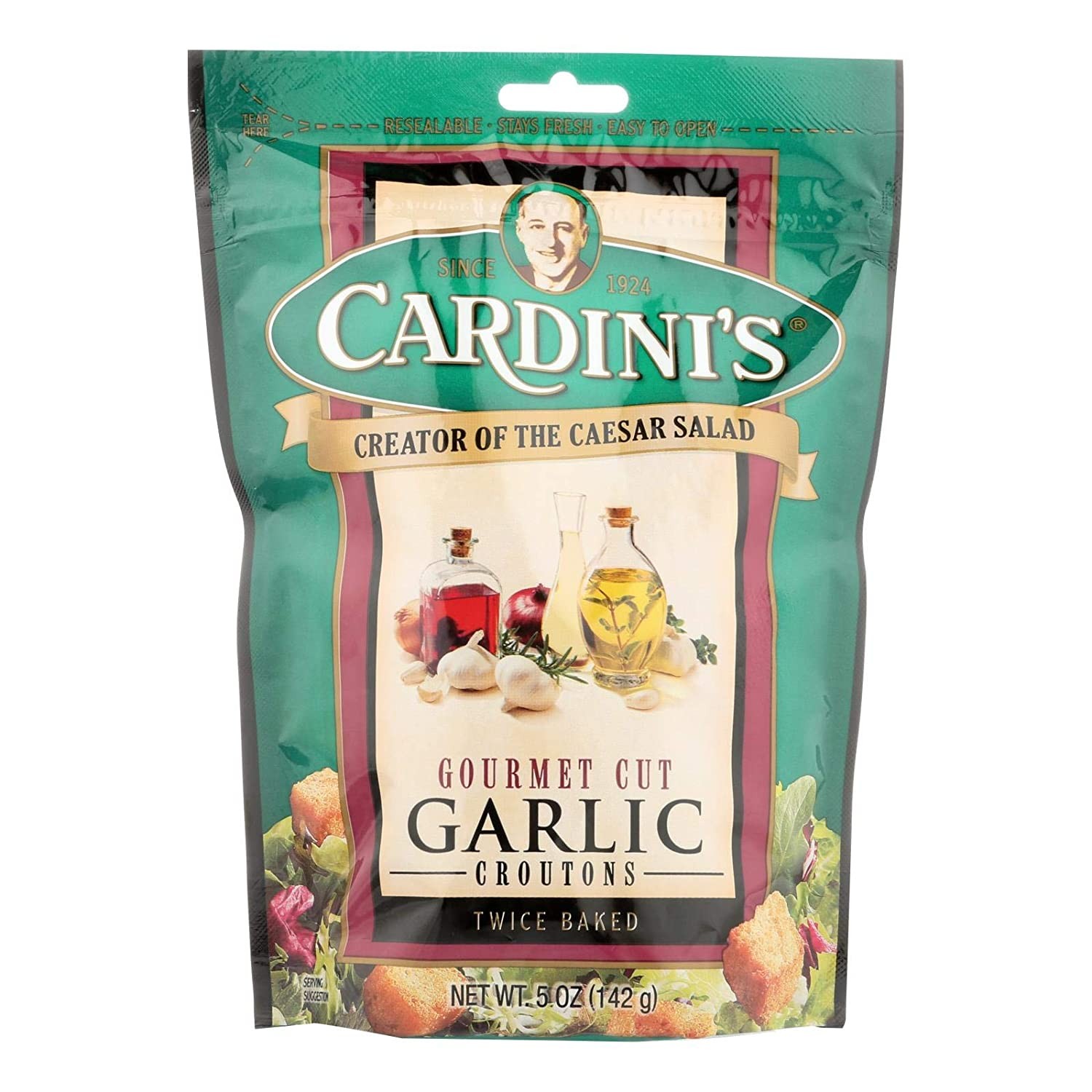 Cardini Gourmet Croutons, Garlic, 5 Ounce
