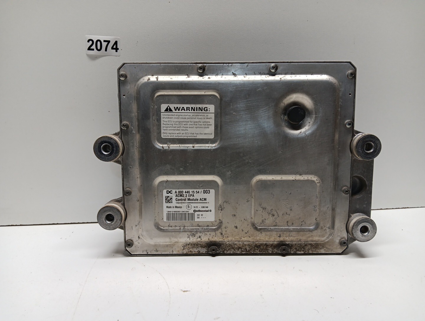 FREIGHTLINER CASCADIA CTRL MODULE ACM, A 000 446 15 54 / 003, ACM2.2 EPA; #2074